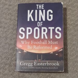 The King of Sports Book by Gregg Easterbrook - Blue Cover
